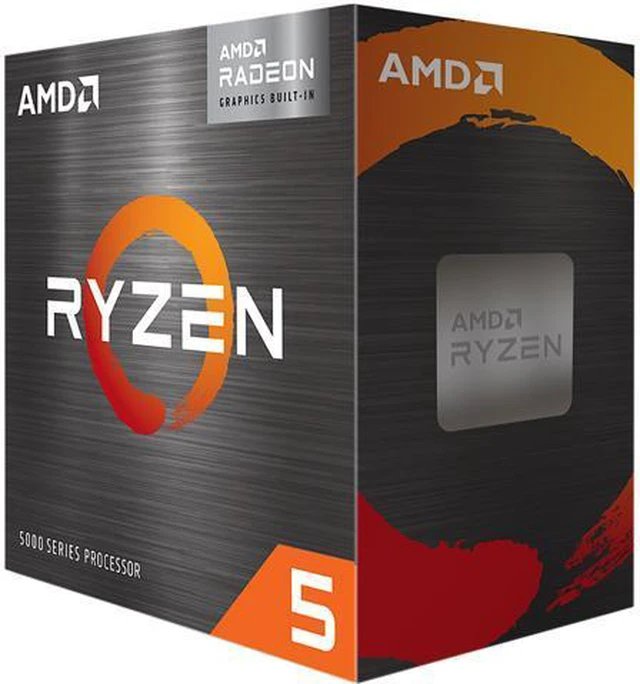 Foto de catálogo do AMD Ryzen 5 5600GT com a embalagem do produto
